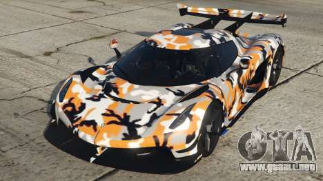 Koenigsegg Jesko Saffron Mango