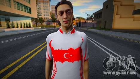 Mesut Özil Uniforme de fútbol turco para GTA San Andreas