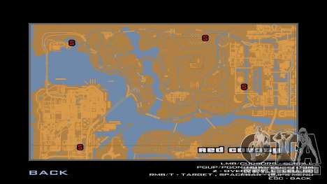 Mapa al estilo de GTA III v2 para GTA San Andreas