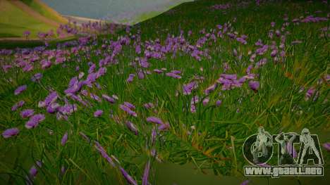 Ultra Taller Grass and Flowers Spring FPS Killer para GTA San Andreas