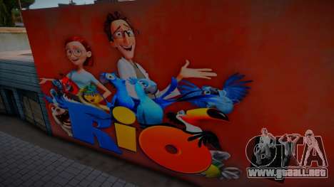 Rio Movie Mural para GTA San Andreas