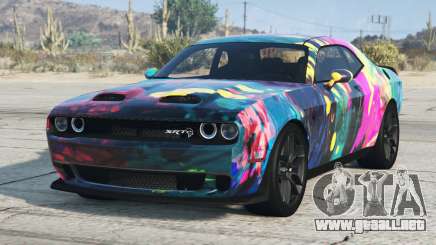 Dodge Challenger SRT Picton Blue para GTA 5