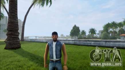 Disfraz de motociclista denim para GTA Vice City Definitive Edition