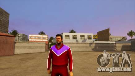 Chándal burdeos para GTA Vice City Definitive Edition