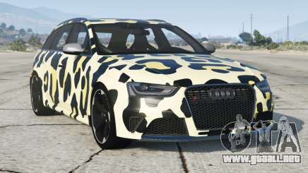 Audi RS 4 Avant Bleach Blanco para GTA 5