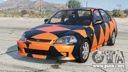 Honda Civic Sedan Deep Saffron para GTA 5