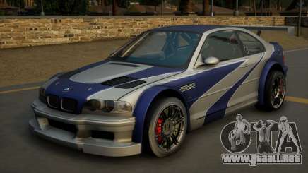 BMW M3 GTR (E46) de Need For Speed: Most Wante 1 para GTA San Andreas Definitive Edition