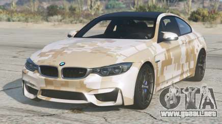 BMW M4 Coupe Pale Sandy Brown para GTA 5