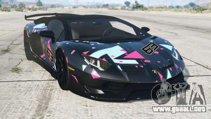 Lamborghini Aventador Dark Gunmetal para GTA 5