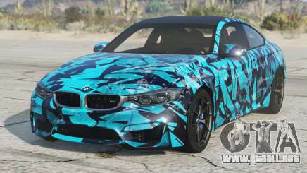 BMW M4 Coupe Robin Egg Blue para GTA 5