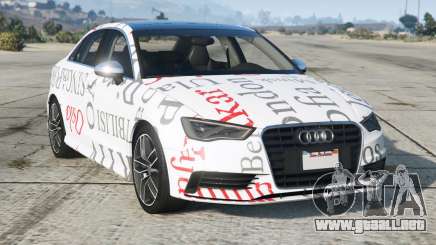 Audi A3 Arena salvaje para GTA 5