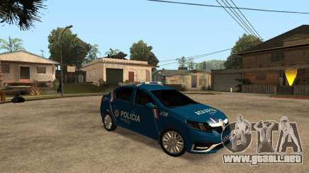 Renault Logan Policia de Santa Fe para GTA San Andreas