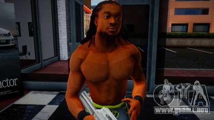 Guardaespaldas Kofi Kingston para GTA San Andreas