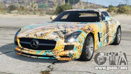 Mercedes-Benz SLS Golden Glow para GTA 5