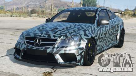 Mercedes-Benz C 63 AMG Astronaut Blue para GTA 5