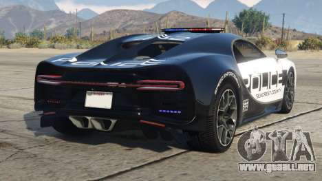 Bugatti Chiron Hot Pursuit Police