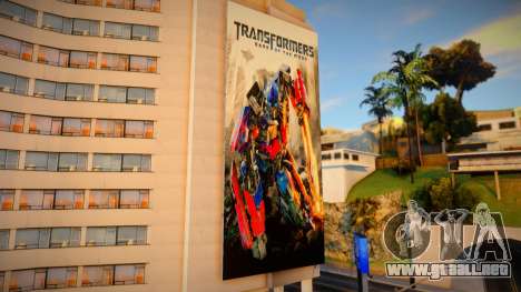 Transformers 3 Billboard para GTA San Andreas