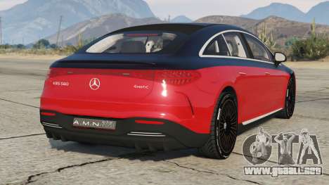 Mercedes-Benz EQS 580 AMG Deep Carmine Pink