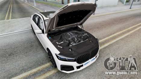 BMW 750Li M Sport (G12) Cararra para GTA San Andreas