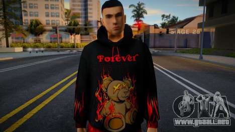 Chico con un atuendo de moda 3 para GTA San Andreas