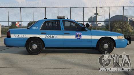 Ford Crown Victoria Police Bondi Blue [Add-On]