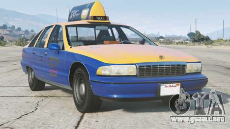 Chevrolet Caprice Taxi Mustard