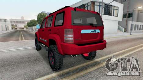 Jeep Cherokee (KK) Alabama Crimson para GTA San Andreas