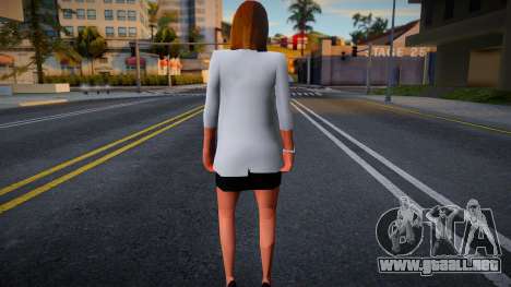 Chica en vestido y chaqueta para GTA San Andreas