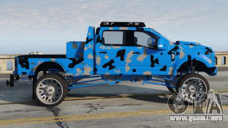 Ford F-350 Skoop Process Cyan