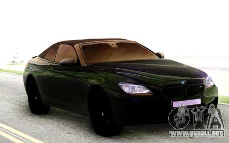 BMW M6 F06 Black Rims para GTA San Andreas
