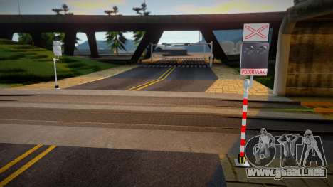 Railroad Crossing Mod Slovakia v19 para GTA San Andreas