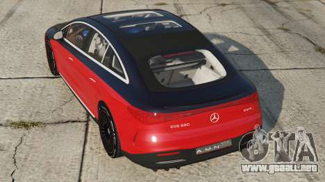 Mercedes-Benz EQS 580 AMG Deep Carmine Pink