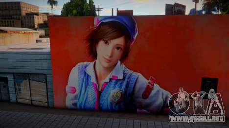 Asuka Kazama Mural para GTA San Andreas