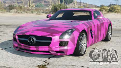 Mercedes-Benz SLS 63 AMG Purple Pizzazz