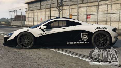 McLaren P1 Hot Pursuit Police