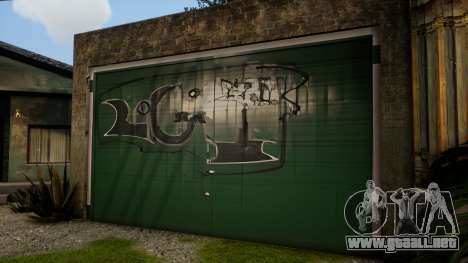 Grove CJ Garage Graffiti v3