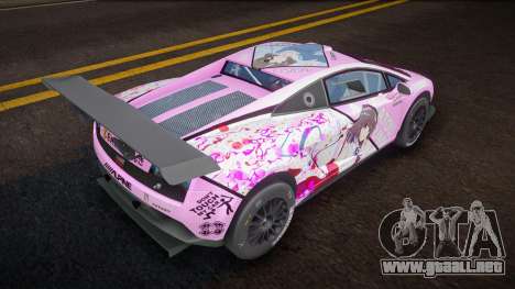 2012 Lamborghini Gallardo LP 560-4 GT3 Itasha para GTA San Andreas