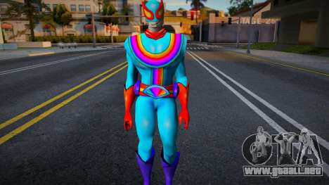 Captain Rainbow Skin Mod para GTA San Andreas