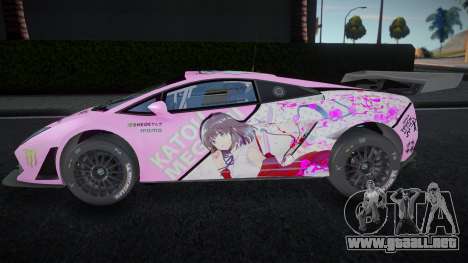 2012 Lamborghini Gallardo LP 560-4 GT3 Itasha para GTA San Andreas