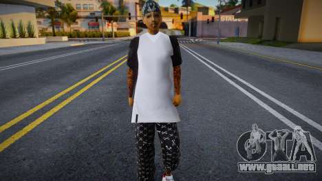 Gangirl3 Ballas skin para GTA San Andreas