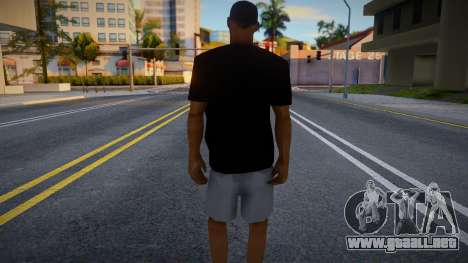 Man Black T-shirt para GTA San Andreas