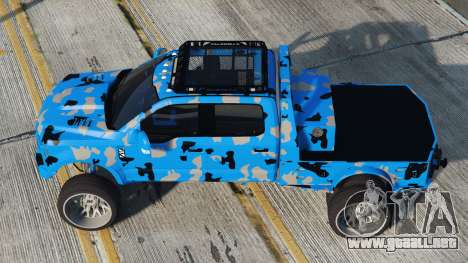 Ford F-350 Skoop Process Cyan