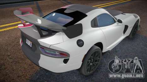 2016 Dodge Viper ACR v1.0 para GTA San Andreas