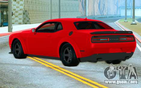 Dodge Challenger SRT Hellcat 2022 para GTA San Andreas