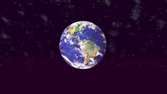 Planeta Tierra en lugar de la luna para GTA San Andreas