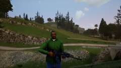 MW2 09 Weapon Pack Blue Tiger Camo and Icon para GTA San Andreas Definitive Edition