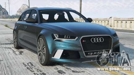 Audi RS 6 Blue Dianne [Replace] para GTA 5