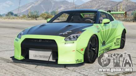 Nissan GT-R (R35) Granny Smith Apple [Add-On] para GTA 5