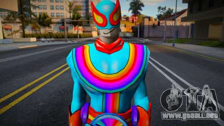 Captain Rainbow Skin Mod para GTA San Andreas