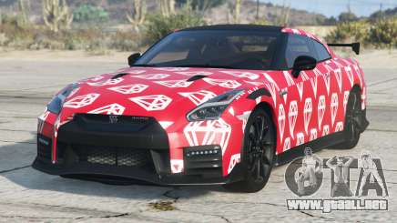 Nissan GT-R Nismo Crayola Red para GTA 5